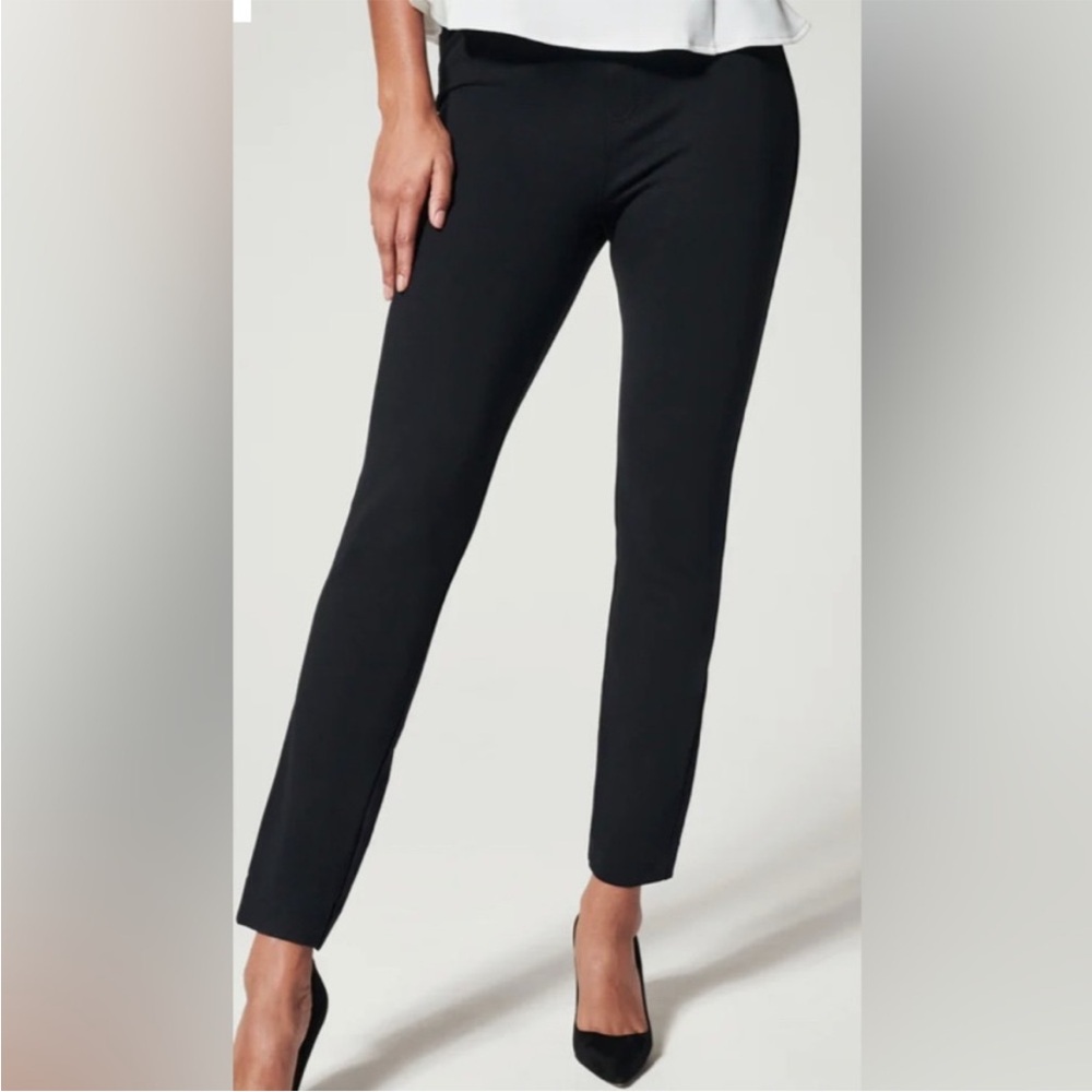 SPANX The Perfect Pant Back Seam Skinny Black Size Small Work Office Career